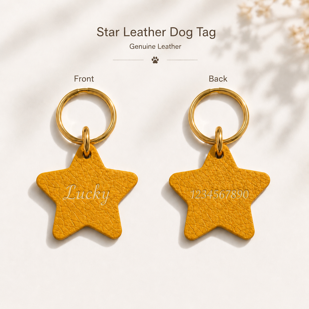 dogtag-leather-star