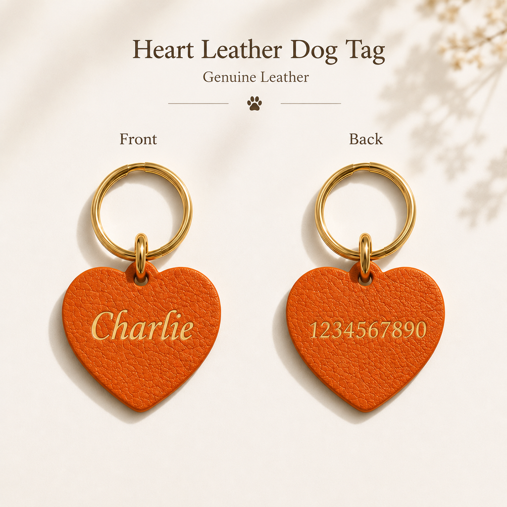 dogtag-leather-heart